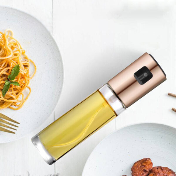 Oil & Vinegar Spray Bottle – Healthy BBQ and Kitchen Cooking Dispenser for Even Spraying