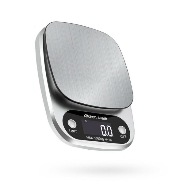 Digital Kitchen Food Scale – Multifunction Stainless Steel Weighing Scale (22lbs/1g Precision) for Diet & Cooking