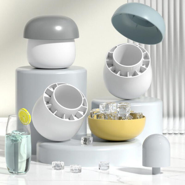 Silicone Mushroom Ice Mold – Easy-Release Ice Cube Maker for Frozen Drinks & Crushed Ice