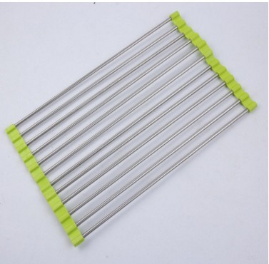 Folding Stainless Steel Sink Rack – Space-Saving Kitchen Drain Rack for Drying & Organizing