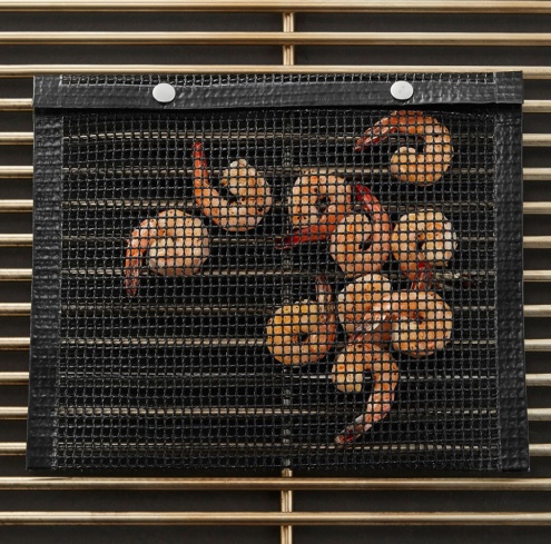 Reusable Non-Stick BBQ Grill Mesh Bag – Heat-Resistant Baking & Grilling Pouch for Outdoor Cooking