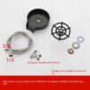High-Pressure Automatic Cup Washer – Sink-Mounted Spray Tool for Bar, Kitchen & Coffee Pitchers