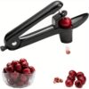 Stainless Steel Cherry Pitter – Handheld Corer Tool with Lock Design for Easy Jam Prep
