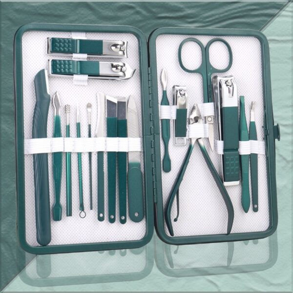 Pedicure & Manicure Tool Set – Nail Clippers with Box for Professional Grooming
