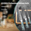 Professional 8-Inch Damascus Steel Chef Knife – Ultra Sharp 10Cr15MOV Blade with Hand-Forged Pattern & Abalone Shell Handle