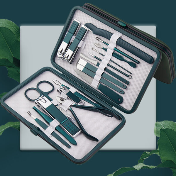 Pedicure & Manicure Tool Set – Nail Clippers with Box for Professional Grooming