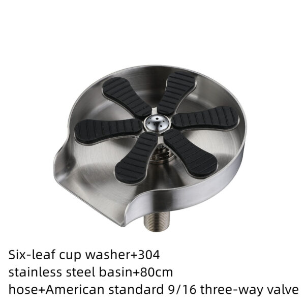 Cup Washer for Sink & Bar Counter – Efficient Glass Cleaning Tool for Home