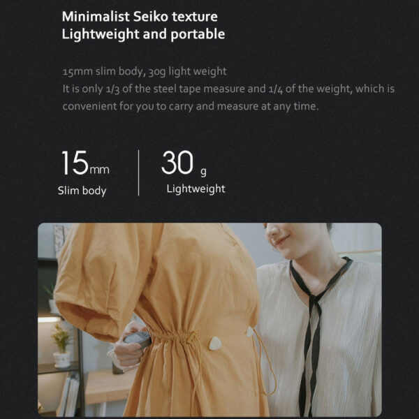 Digital Measuring Tape with LCD Display – High Precision Electronic Distance Measuring Tool