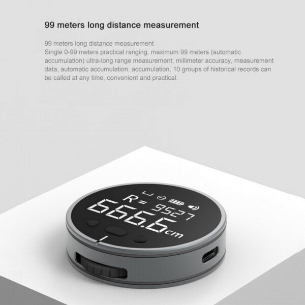Digital Measuring Tape with LCD Display – High Precision Electronic Distance Measuring Tool