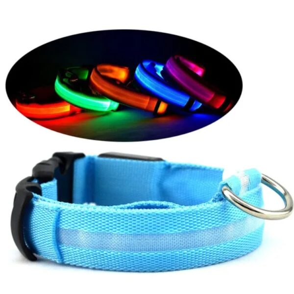 1b56cb99-10d4-407f-80e4-c0bb949cb431.jpg LED Pet Safety Halo Collar | Glowing Adjustable Collar for Night Visibility & Protection