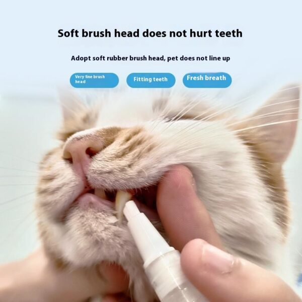 Pet Toothbrush Pen | Easy Teeth Cleaning Tool for Fresh Breath & Oral Care
