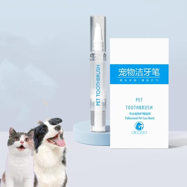 Pet Toothbrush Pen | Easy Teeth Cleaning Tool for Fresh Breath & Oral Care